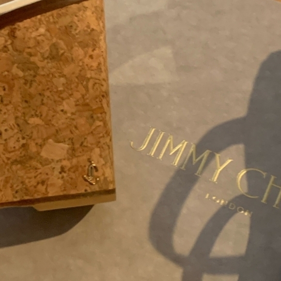 USED Like New Jimmy Choo Women's White Strappy Sandals - Picture 5 of 8